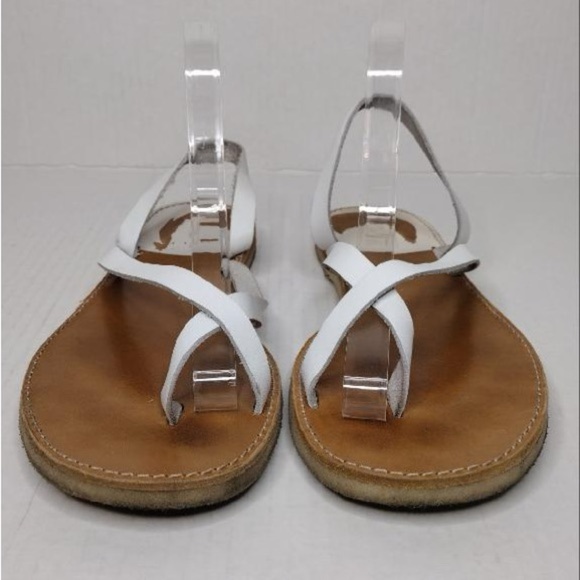 Dries Van Noten Leather Boho Summer Sling Back Sandals - Picture 2 of 11